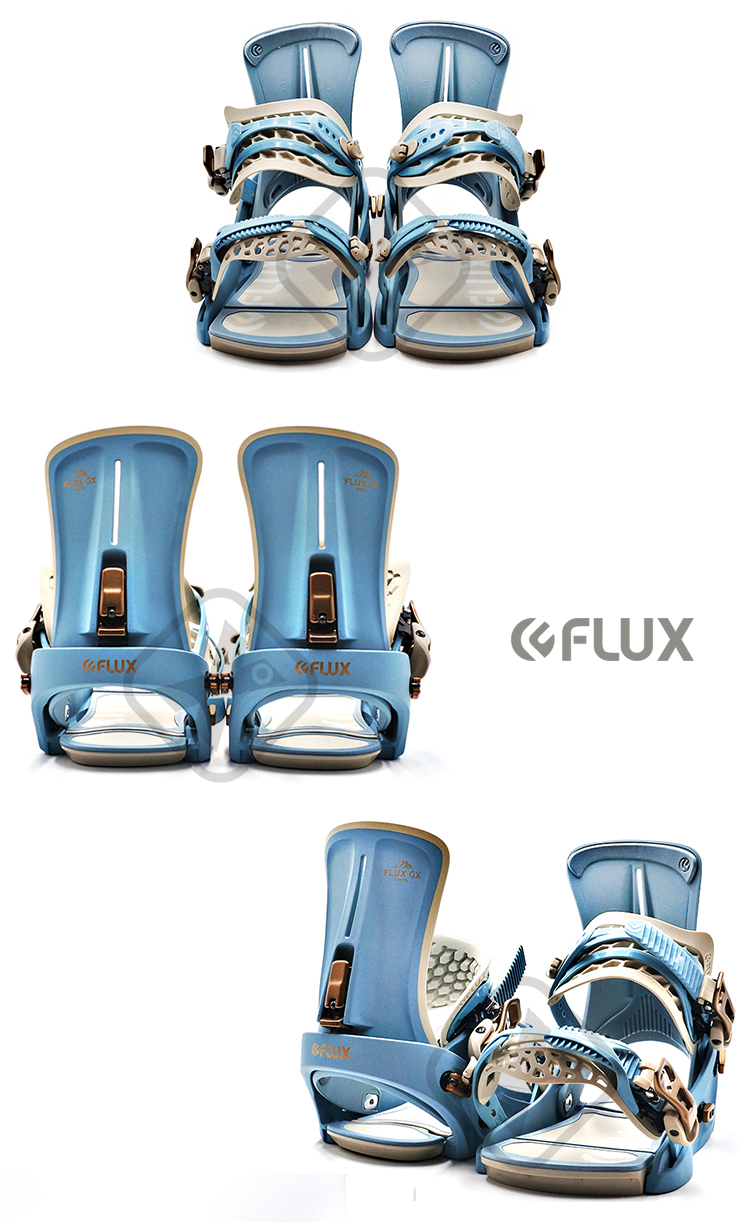 1819 flux gx sax blue 女款单板滑雪固定器