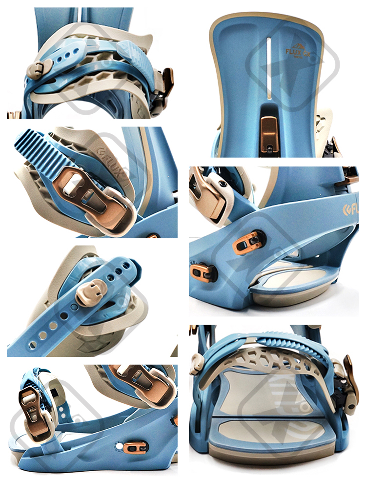 1819 flux gx sax blue 女款单板滑雪固定器